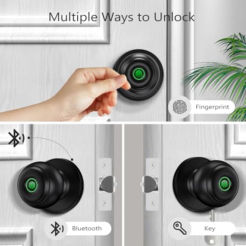 Smart Fingerprint Lock for Doors - Bedrooms, Basements, Garages & Offices
