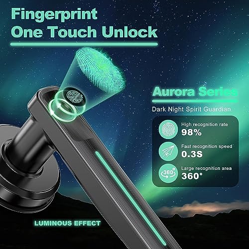 GeekTale Fingerprint Door Lock: Keyless Entry for Bedccoli, Office, Apartments, Hotels