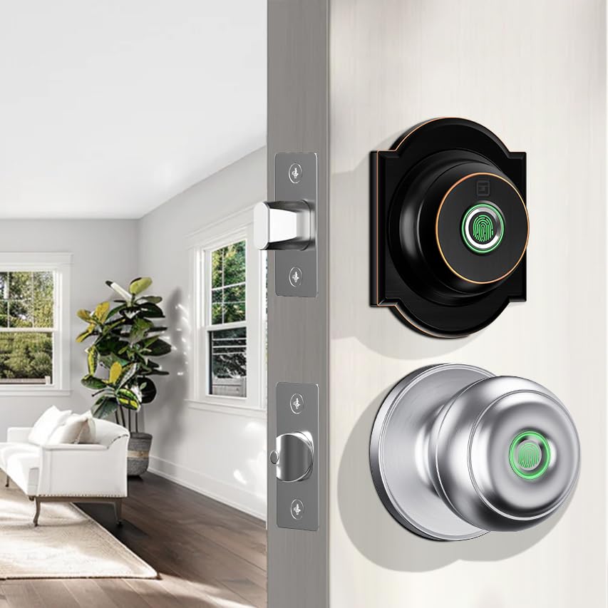 Smart Fingerprint Door Locks for Geeks: Keyless Entry, App Control, Auto Lock