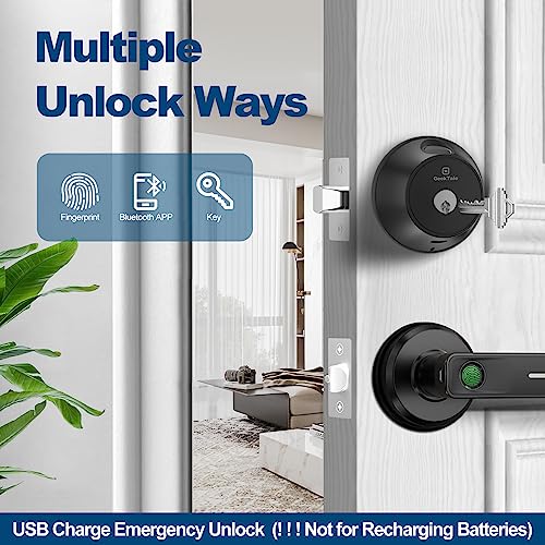 GeekTale Smart Deadbolt Lock: Fingerprint and App-Enabled Door Security