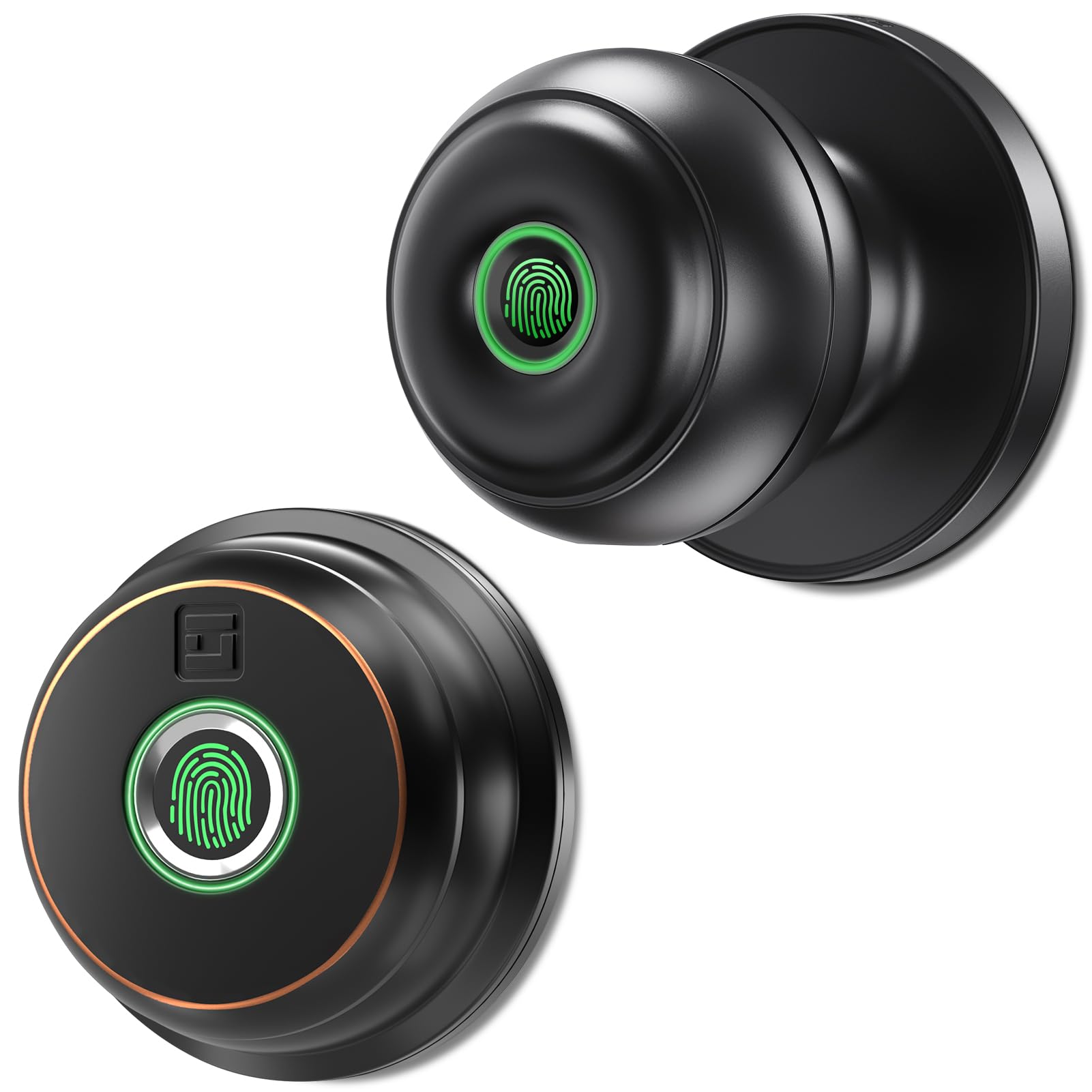 GeekTale Fingerprint Smart Locks: Keyless Entry for Front Doors with App Control, Auto-Lock, Waterproof, Easy Installation
